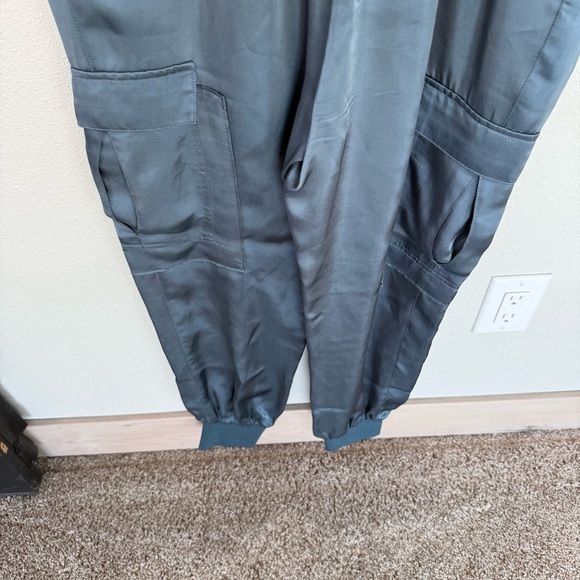 Cinq a Sept Amia Twill Jumpsuit Blue Business Casual Evening Party Women’s - Picture 12 of 14